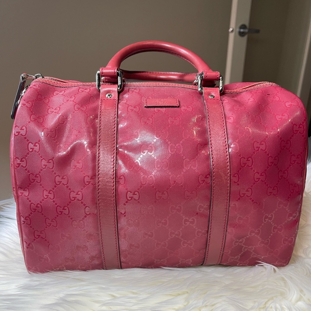 Gucci Joy Boston Bag GG Imprime Medium